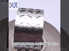 উচ্চতর বৈদ্যুতিক পরিবাহিতা জন্য মুখ কেন্দ্রিক ঘন স্ফটিক কাঠামো সহ নিকেল খাদ স্ট্রিপ