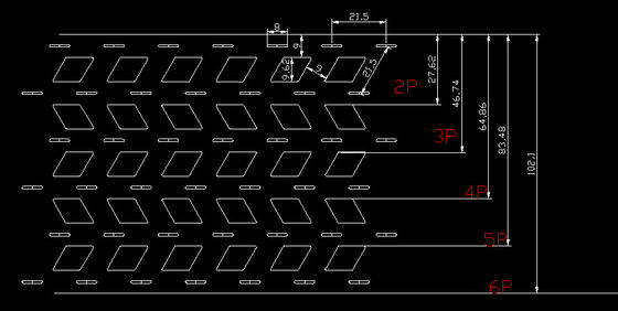 ভালো দাম 4 পি খাঁটি নিকেল স্ট্রিপ সঙ্গে 19mm পিচ দূরত্ব জন্য 18650 ব্যাটারি অনলাইন